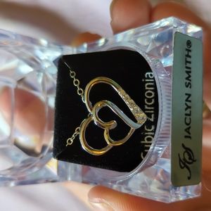 Interlocking heart necklace